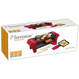 Bestron AGR102 griglia per raclette Nero, Rosso rosso, 220-240 V, 50 - 60 Hz