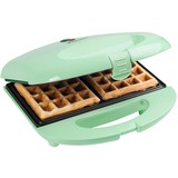 Bestron ASW401 piastra per waffle 2 waffle 700 W Turchese verde chiaro, 700 W, 220-240 V, 50 - 60 Hz