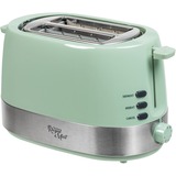 Bestron ATS1000M tostapane 2 fetta/e 850 W Turchese Menta/in acciaio inox, 2 fetta/e, Turchese, Pulsanti, Manopola, 850 W, 220-240 V, 50/60 Hz