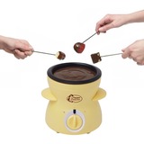 Bestron DCM043 fondue, gourmet & wok 0,3 L giallo, 0,3 L, Giallo, Rotondo, 25 W, 220 - 240 V, 50 Hz