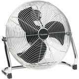Bestron DFA40 ventilatore Argento cromo, Ventilatore domestico con pale, Argento, Pavimento, 45 cm, 60°, AC