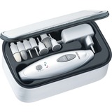 Beurer Set per manicure/pedicure, Cura delle unghie bianco/grigio