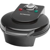 Bomann WA 5018 CB piastra per waffle 1 waffle Nero, Cialde Nero, 220 - 240 V, 50 Hz