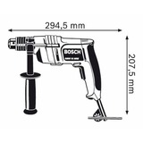 Bosch 0 601 049 603 non classificato, Macchina di foratura blu/Nero, 550 Giri/min, 1,3 cm, 4 cm, 60 Nm, 550 W, 285 W