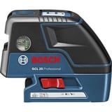 Bosch 0 601 066 B00 livello laser Livella da puntamento 635 nm (< 1 mW), Attraversare la linea laser blu/Nero, 4°, 635 nm (< 1 mW), Livella da puntamento, Nero, Blu, 1/4,5/8", 1,5 V