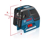 Bosch 0 601 066 B00 livello laser Livella da puntamento 635 nm (< 1 mW), Attraversare la linea laser blu/Nero, 4°, 635 nm (< 1 mW), Livella da puntamento, Nero, Blu, 1/4,5/8", 1,5 V