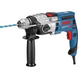 Bosch 0 601 17B 400 martello perforatore 850 W 2060 Giri/min Senza chiave, Trapano a percussione blu/Nero, Senza chiave, 1,8 cm, 800 Giri/min, 2060 Giri/min, 1000 Giri/min, 3000 Giri/min