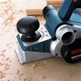 Bosch 0 601 59A 760 pialla manuale elettrica Nero, Blu, Argento 14000 Giri/min 850 W, Aereo elettrico blu/Nero, Nero, Blu, Argento, 14000 Giri/min, 8,2 cm, 2,4 cm, 5,5 m/s², AC