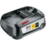 Bosch 1 600 A00 5B0 batteria e caricabatteria per utensili elettrici Nero, Batteria, Ioni di Litio, 2,5 Ah, 18 V, Bosch, Bosch