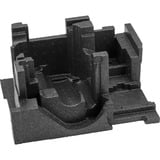 Bosch 1 600 A00 89T accessorio per scatola di conservazione Nero Supporto per strumento, Deposito Nero, Supporto per strumento, Nero, Polipropilene espanso (EPP), GOF 1250 CE/LCE, 396 mm, 190 mm