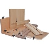 Bosch 2607017468 Set di punte 6 pz, Fresa Set di punte, 6 mm, 6 pz, 51, 55, 54, 56, 65, 65 mm, 10, 13, 13, 16, 25, 25 mm, 19, 25, 25, 35, 13, 16 mm
