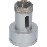 Bosch 2608599031 Fresa a secco diamantata 1 pezzo 25 mm 1 pz. sega per trapano Smerigliatrice Singolo, Smerigliatrice, Pietra, Piastrella, Mattone, Arenaria, Grigio, 3,5 cm, 2,5 cm