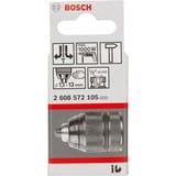Bosch 2 608 572 105 mandrino, Chuck Metallo, Nero