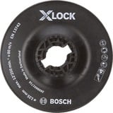 Bosch 2 608 601 716 accessorio per smerigliatrice Platorello, Platorello per levigatrice Platorello, 12,5 cm, Bosch, Nero, 12250 Giri/min, Plastica