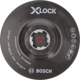 Bosch 2 608 601 722 accessorio per smerigliatrice Platorello, Platorello per levigatrice Platorello, 12,5 cm, Bosch, Nero, 12250 Giri/min, Plastica