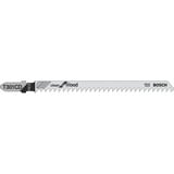 Bosch 2 608 637 590 lama per sega a gattuccio, sega a traforo e sega universale Lama per seghetto alternativo Acciaio al carbonio (HCS) 5 pz Lama per seghetto alternativo, Vetroresina, Acciaio al carbonio (HCS), 3 mm, 11,7 cm, 80 mm
