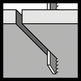 Bosch 2 608 637 590 lama per sega a gattuccio, sega a traforo e sega universale Lama per seghetto alternativo Acciaio al carbonio (HCS) 5 pz Lama per seghetto alternativo, Vetroresina, Acciaio al carbonio (HCS), 3 mm, 11,7 cm, 80 mm
