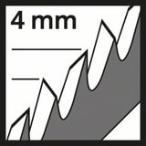 Bosch 2 608 637 944 lama per sega a gattuccio, sega a traforo e sega universale Lama per seghetto alternativo Acciaio al carbonio (HCS) 3 pz Lama per seghetto alternativo, Truciolare, Pannello in fibra, Legno dolce, Paniforte, Acciaio al carbonio (HCS), Grigio, 4 mm, 10 cm