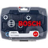 Bosch 2 608 664 131 Kit di taglio, Impostare la lama per sega Nero, Kit di taglio, Metallo, Legno, Starlock, Starlock Plus, Starlock Max, OIS, 5 pz, Scatola di plastica