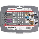 Bosch 2 608 664 624 accessorio per apparato multifunzione Set di lame, Impostare la lama per sega Set di lame, Universale, Bimetallo, Acciaio al carbonio (HCS), 8 pz, Scatola di plastica
