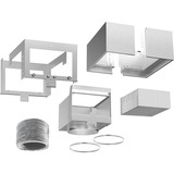 Bosch DIZ1CX5C6 accessorio per cappa Kit di riciclaggio della cappa da cucina argento, Kit di riciclaggio della cappa da cucina, Acciaio inossidabile, 1 pz