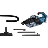 Bosch GAS 18V-1 Professional aspirapolvere senza filo Nero, Blu, Rosso, Translucent Senza sacchetto, Aspirapolvere portatile blu/Nero, Secco, Filtro, 600 l/min, Senza sacchetto, Nero, Blu, Rosso, Translucent, 0,7 L