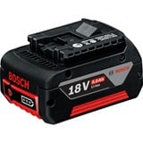 Bosch GBA 18V 5.0Ah Professional Batteria Nero/Rosso, Batteria, Ioni di Litio, 5 Ah, 18 V, Bosch, Nero, Rosso