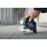 Bosch GCL 2-15 G Livella lineare/puntiforme 10 m 500-540 nm (< 10 mW), Attraversare la linea laser blu/Nero, 10 m, 0,3 mm/m, 4°, 15 m, Orizzontale/Verticale, Verde