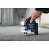 Bosch GCL 2-15 Livella lineare/puntiforme 15 m 650 nm (<1 mW), Attraversare la linea laser blu/Nero, 15 m, 0,3 mm/m, 4°, Rosso, 650 nm (<1 mW), Livella lineare/puntiforme