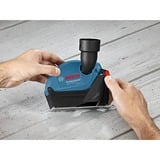 Bosch GDE 125 EA-S Professional Cuffia per l'aspirazione della polvere, Scritto blu/Nero, Cuffia per l'aspirazione della polvere, Bosch, GWS 600 – GWS 880; GWS 6-125; GWS 7-125; GWS 18V-125 LI, Nero, Blu, 240 mm, 156 mm