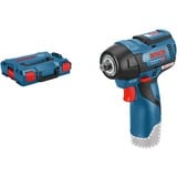 Bosch GDS 12V-115 Professional 2600 Giri/min Nero, Blu, Rosso, Avvitatore blu/Nero, Cacciavite a percussione, Impugnatura a pistola, 3/8", Nero, Blu, Rosso, 2600 Giri/min, 2700 Giri/min