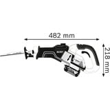Bosch GSA 18V-32, 06016A8108, Scambiarsi sega blu/Nero