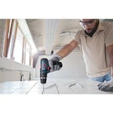Bosch GSB 12V-15 Professional 1300 Giri/min Nero, Blu, Cordless blu/Nero, Cacciavite a percussione, Impugnatura a pistola, Nero, Blu, Surriscaldamento, Sovraccarico, 1300 Giri/min, 380 Giri/min