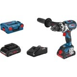 Bosch GSB 18V-110 C 2100 Giri/min 1,9 kg Nero, Blu, Cordless blu/Nero, Trapano con impugnatura a pistola, Senza spazzola, Nero, Blu, 1,3 cm, 2100 Giri/min, 8,2 cm