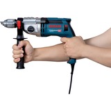 Bosch GSB 24-2 Professional 3000 Giri/min Nero, Blu, Grigio, Trapano a percussione blu/Nero, Cacciavite a percussione, Impugnatura a pistola, Nero, Blu, Grigio, 3000 Giri/min, 900 Giri/min, 3000 Giri/min