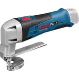 Bosch GSC 10.8 V-LI 3600 spm (fogli per minuto), Lattina blu/Nero, Deep discharge, Surriscaldamento, Sovraccarico, Nero, Blu, 3600 spm (fogli per minuto), 3,5 m/s², Batteria, Ioni di Litio