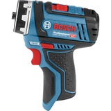 Bosch GSR 12V-15 FC Professional 1300 Giri/min Senza chiave 600 g Nero, Blu, Cacciavite blu/Nero, Trapano con impugnatura a pistola, Senza chiave, Nero, Blu, 1 cm, 1300 Giri/min, 3 cm