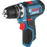 Bosch GSR 12V-15 FC Professional 1300 Giri/min Senza chiave 600 g Nero, Blu, Cacciavite blu/Nero, Trapano con impugnatura a pistola, Senza chiave, Nero, Blu, 1 cm, 1300 Giri/min, 3 cm