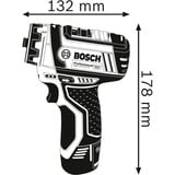 Bosch GSR 12V-15 FC Professional Senza chiave 600 g Nero, Blu, Cacciavite blu/Nero, Trapano con impugnatura a pistola, Senza chiave, Nero, Blu, 1 cm, 3 cm, 1 cm
