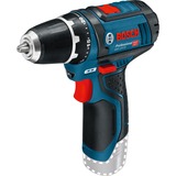 Bosch GSR 12V-15 Professional 650 g Nero, Blu, Rosso, Argento, Trapano avvitatore blu/Nero, Trapano con impugnatura a pistola, Nero, Blu, Rosso, Argento, 1 cm, 1,9 cm, 1 cm, 1 mm