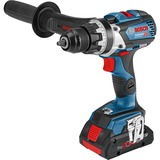 Bosch GSR 18V-110 C 2100 Giri/min Senza chiave 1,8 kg Nero, Blu, Trapano avvitatore blu/Nero, Trapano con impugnatura a pistola, Senza chiave, Nero, Blu, 1,3 cm, 2100 Giri/min, 1,5 mm
