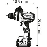 Bosch GSR 18V-110 C Professional 2100 Giri/min, Trapano avvitatore blu/Nero, Trapano con impugnatura a pistola, Senza spazzola, 1,3 cm, 2100 Giri/min, 8,2 cm, 1,3 cm