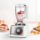 Bosch MC812S814 robot da cucina 1250 W 3,9 L Acciaio inossidabile, Bianco bianco/acciaio inox satinato, 3,9 L, Acciaio inossidabile, Bianco, Manopola, CE, EAC, VDE, Plastica, 1250 W