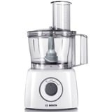 Bosch MCM3200W Food processor MultiTalent 3 800 W Bianco, Robot da cucina bianco, 2,3 L, Bianco, Bianco, Manopola, 3 dischi, Plastica