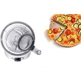 Bosch MCM3200W Food processor MultiTalent 3 800 W Bianco, Robot da cucina bianco, 2,3 L, Bianco, Bianco, Manopola, 3 dischi, Plastica