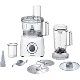 Bosch MCM3200W robot da cucina 800 W 2,3 L Bianco bianco, 2,3 L, Bianco, Manopola, 3 dischi, Plastica, Acciaio inossidabile