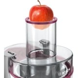 Bosch MES25C0 spremiagrumi Centrifuga Ciliegio, Trasparente, Bianco 700 W, Estrattore di succo Berry/Bianco, Centrifuga, Ciliegio, Trasparente, Bianco, A gradini, 2 L, 1,25 L, 1,25 L