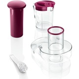 Bosch MES25C0 spremiagrumi Centrifuga Ciliegio, Trasparente, Bianco 700 W, Estrattore di succo Berry/Bianco, Centrifuga, Ciliegio, Trasparente, Bianco, A gradini, 2 L, 1,25 L, 1,25 L