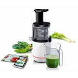 Bosch MESM500W Estrattore VitaExtract 150 W Bianco, Nero, Estrattore di succo bianco, Nero, Estrattore di succo, Nero, Bianco, 1 L, Arresto di sicurezza, Plastica, Acciaio inox