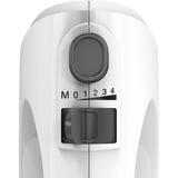 Bosch MFQ24200 Sbattitore CleverMixx 400 W Bianco, Inox spazzolato, Mixer manuale bianco/in acciaio inox, Inox spazzolato, Sbattitore manuale, Acciaio spazzolato, Bianco, Sbattitura, Impasto, Miscelatura, Stirring, Pulsanti, Leva, Metallo, Plastica, 400 W